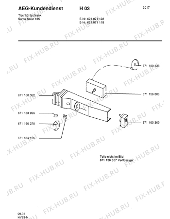 Схема №1 SANSOLAR162 с изображением Микротермостат для холодильника Aeg 8996711563065